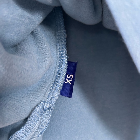 KIT and ACE Dusty Blue Technical Lightweight Hoodie with Brushed Fleece Lining - Picture 5 of 6